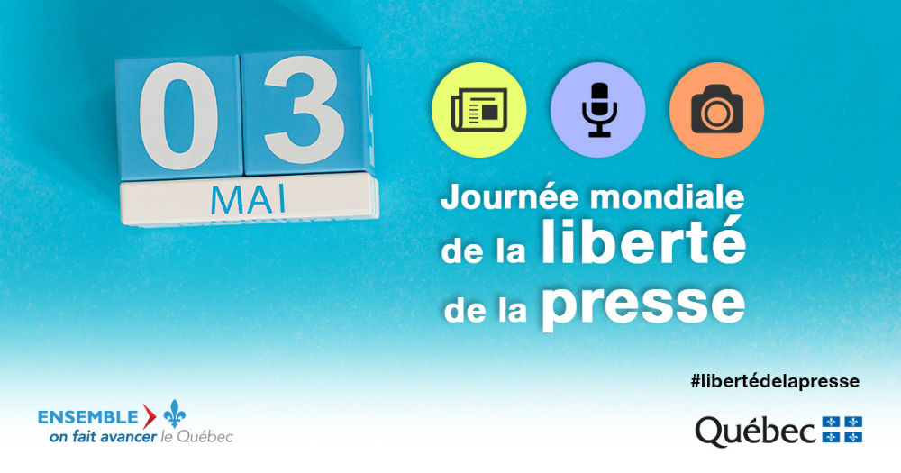 3 mai Journée mondiale de la liberté de la presse #libertédelapresse